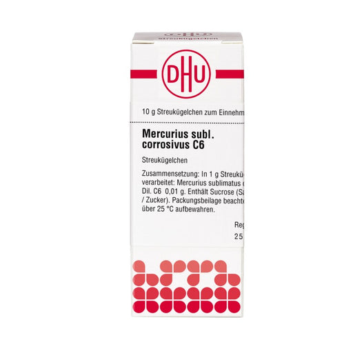 DHU Mercurius sublimatus corrosivus C6 Streukügelchen, 10 g Globuli