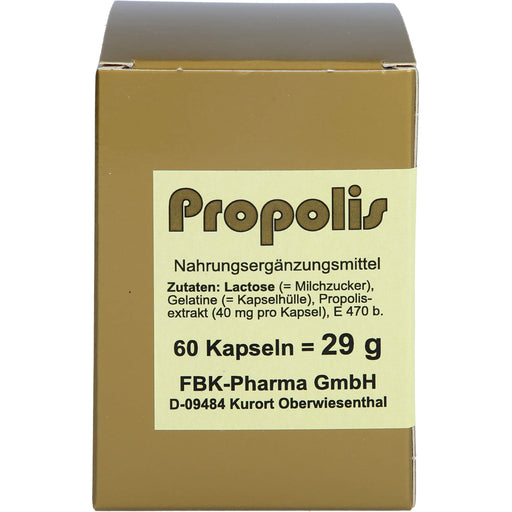 FBK-Pharma Propolis Kapseln, 60 St. Kapseln
