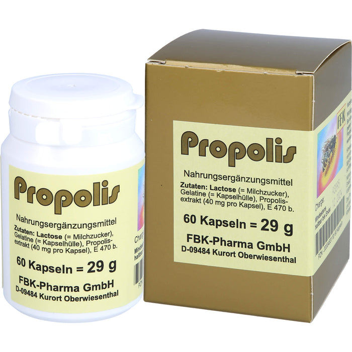 FBK-Pharma Propolis Kapseln, 60 St. Kapseln