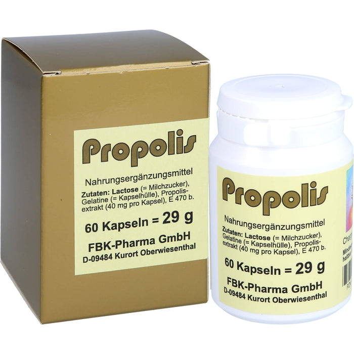 FBK-Pharma Propolis Kapseln, 60 St. Kapseln
