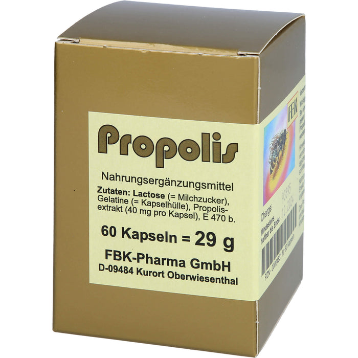 FBK-Pharma Propolis Kapseln, 60 St. Kapseln