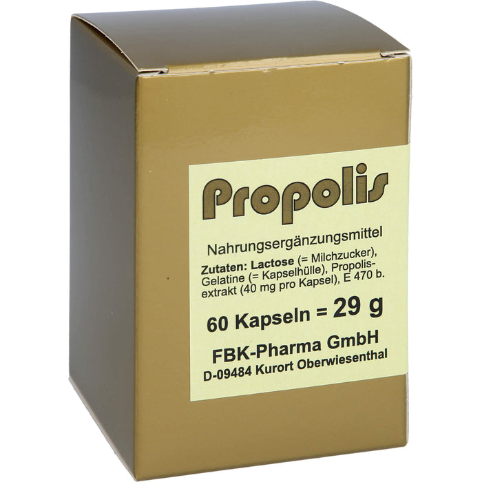 FBK-Pharma Propolis Kapseln, 60 St. Kapseln