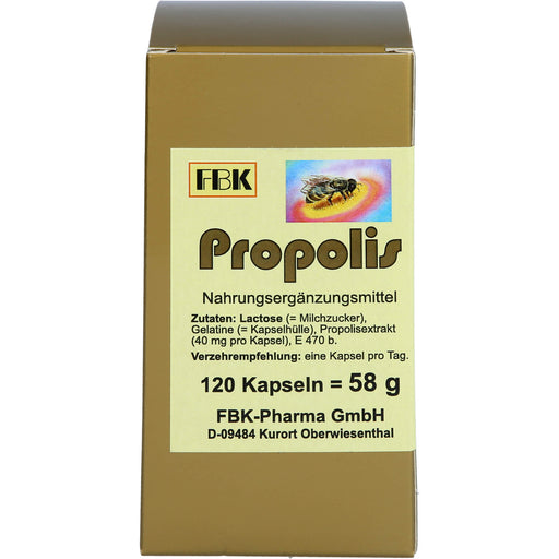 FBK-Pharma Propolis Kapseln, 120 St. Kapseln