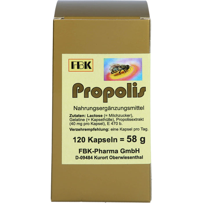 FBK-Pharma Propolis Kapseln, 120 St. Kapseln