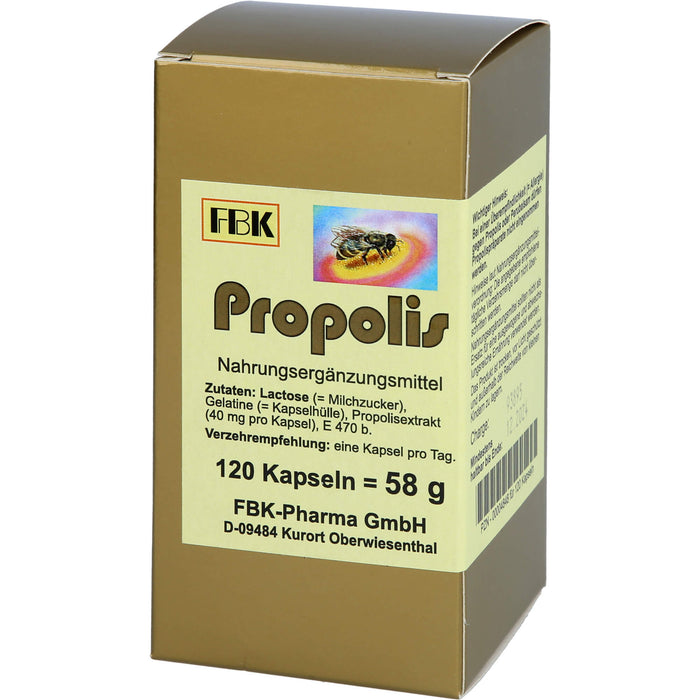 FBK-Pharma Propolis Kapseln, 120 St. Kapseln