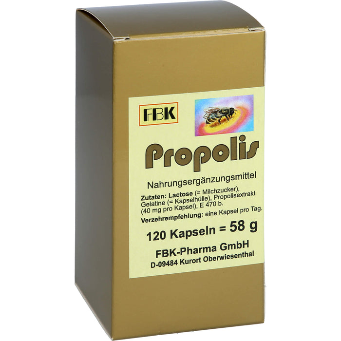 FBK-Pharma Propolis Kapseln, 120 St. Kapseln