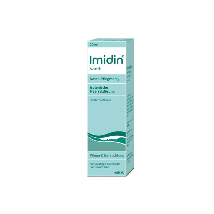 Imidin sanft Nasen-Pflegespray für Pflege & Befeuchtung, 20 ml Lösung