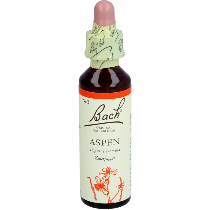 Bach Original Bach-Blüten Aspen Zitterpappel Tropfen, 20 ml Solution