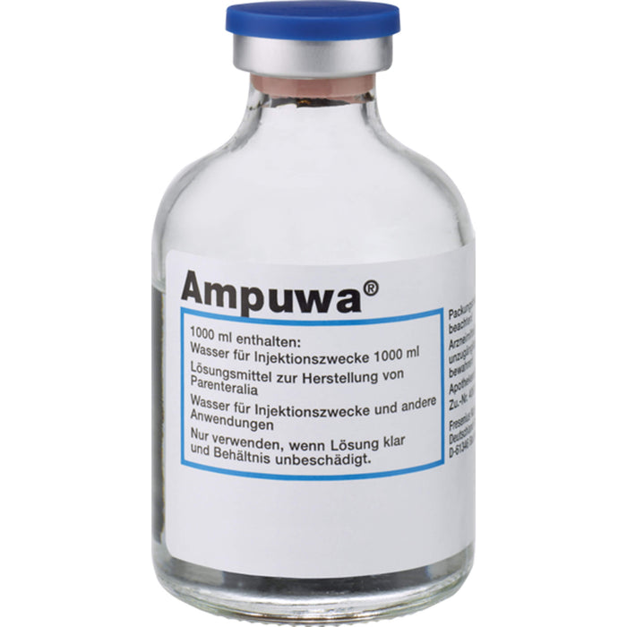 Ampuwa®, Lösungsmittel zur Herstellung von Parenteralia Glasflasche Injektions-/Infusionslösung, 250 ml, 2500 ml Lösung