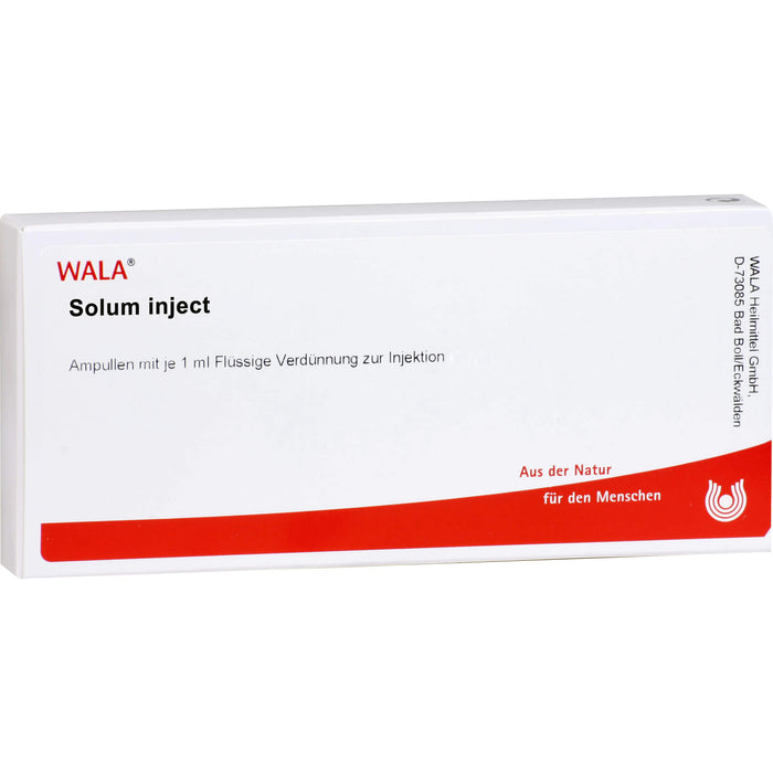 WALA Solum Inject Ampullen, 10 St. Ampullen