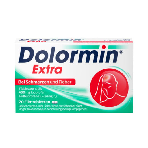 Dolormin extra Filmtabletten bei Schmerzen und Fieber, 20 St. Tabletten