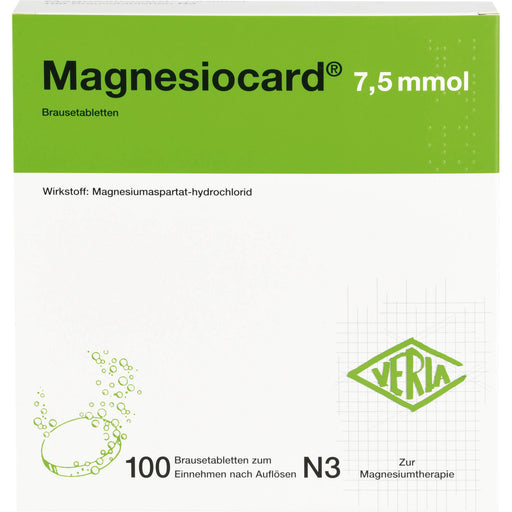 Magnesiocard  7,5 mmol, Brausetabletten, 100 St. Tabletten