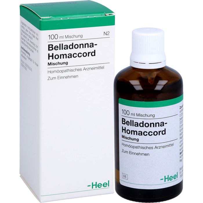Heel Belladonna-Homaccord Mischung, 100 ml Lösung