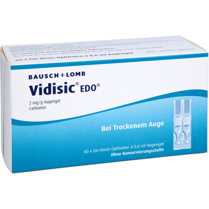 Vidisic EDO Augengel bei trockenem Auge, 60 St. Einzeldosispipetten