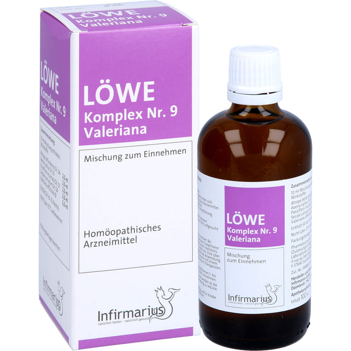 Löwe Komplex Nr. 9 Valeriana, 100 ml TRO