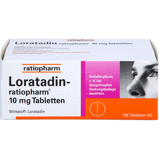 Loratadin-ratiopharm 10 mg Tabletten bei Allergien, 100 St. Tabletten