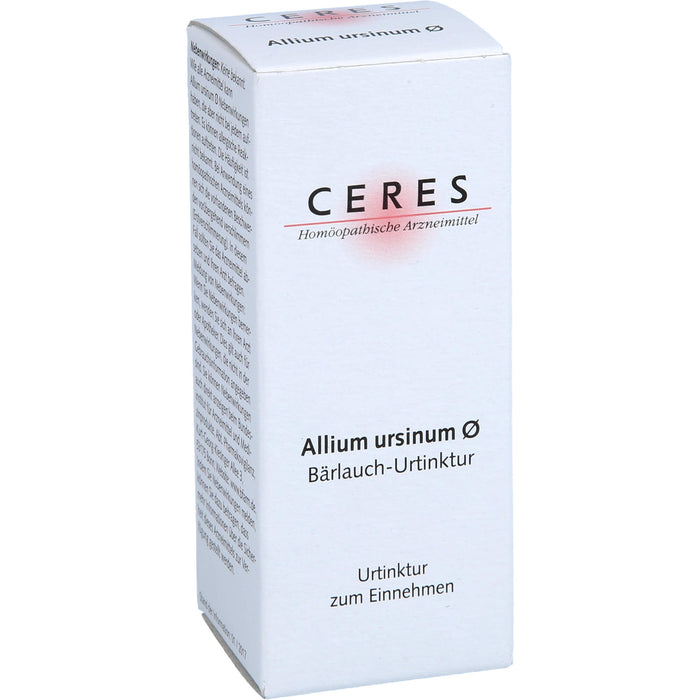 CERES Allium ursinum Urtinktur, 20 ml Lösung