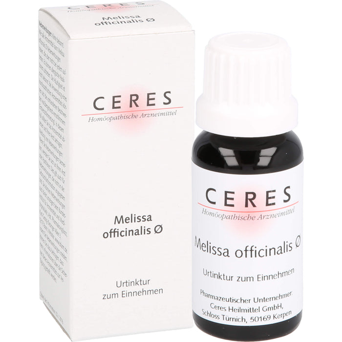 Ceres Melissa offic. Urtinktur, 20 ml Lösung