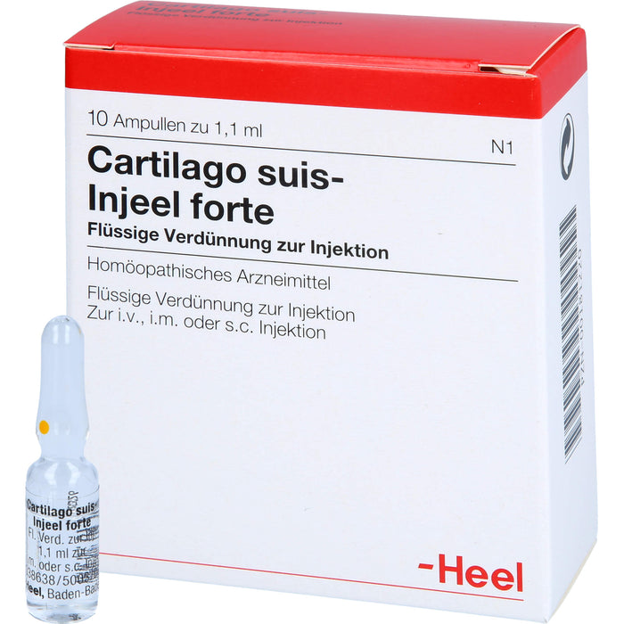 Cartilago suis-Injeel forte Inj.-Lsg., 10 St. Ampullen