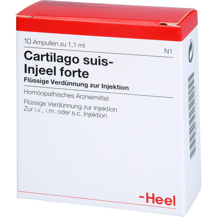 Cartilago suis-Injeel forte Inj.-Lsg., 10 St. Ampullen