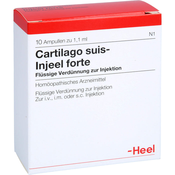Cartilago suis-Injeel forte Inj.-Lsg., 10 St. Ampullen