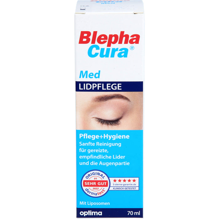 BlephaCura Lidhygiene, liposomale Suspension zur Linderung von Lidrandentzündungen und zur täglichen Lidrandpflege, 70 ml Lösung