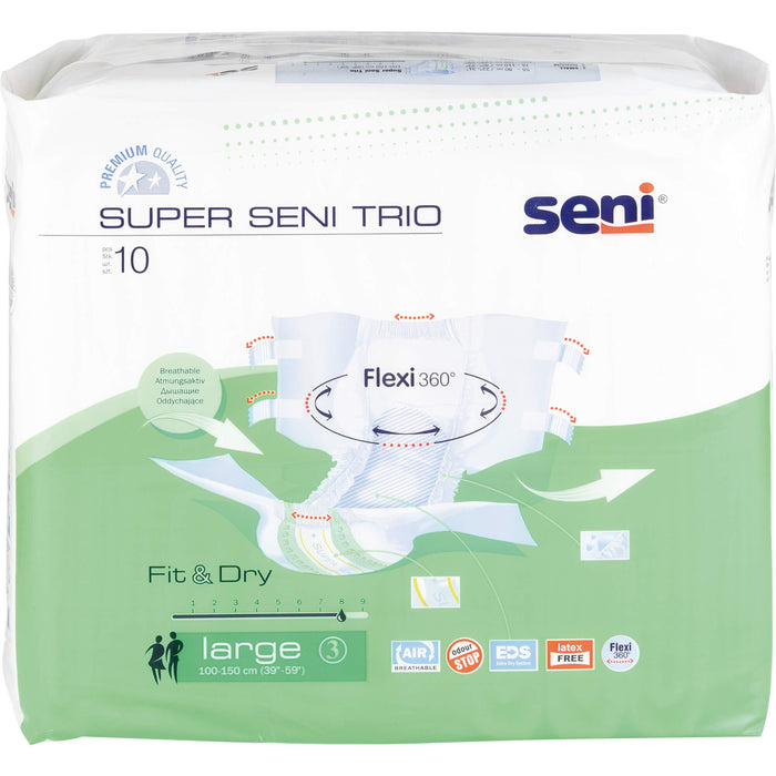 Seni Super TRIO Large Gr.3, 10 St 