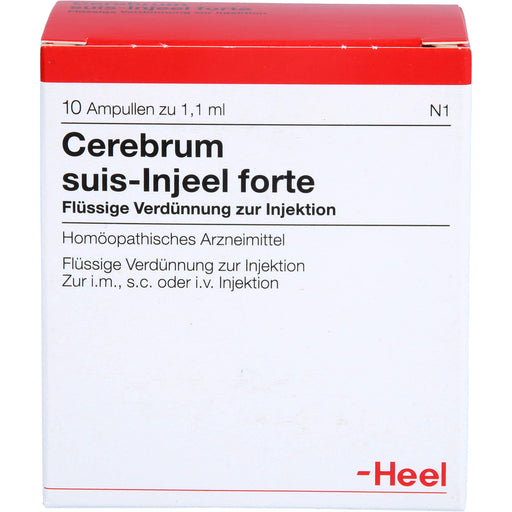 Cerebrum suis-Injeel forte flüssige Verdünnung, 10 St. Ampullen