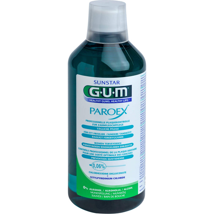 GUM Paroex 0,06% CHX Mundspülung, 500 ml Lösung