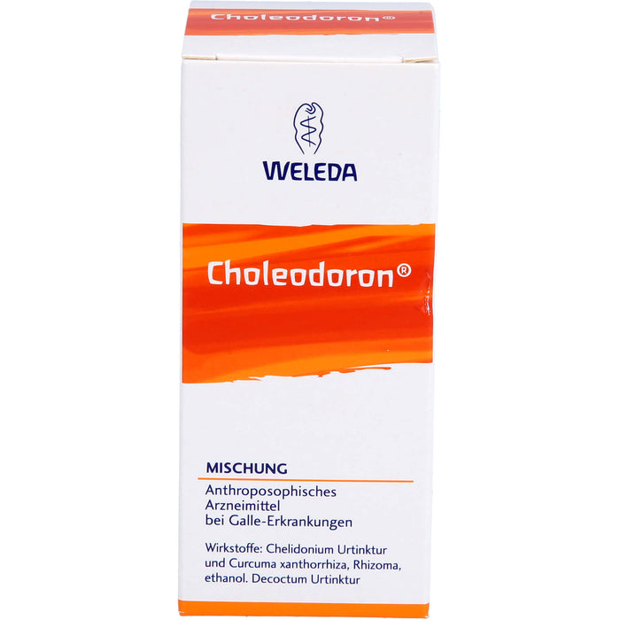 WELEDA Choleodoron Mischung bei Galle-Erkrankungen, 50 ml Lösung