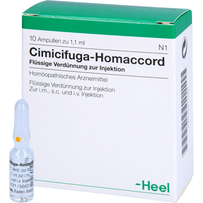 Cimicifuga-Homaccord  Inj.-Lsg., 10 St. Ampullen