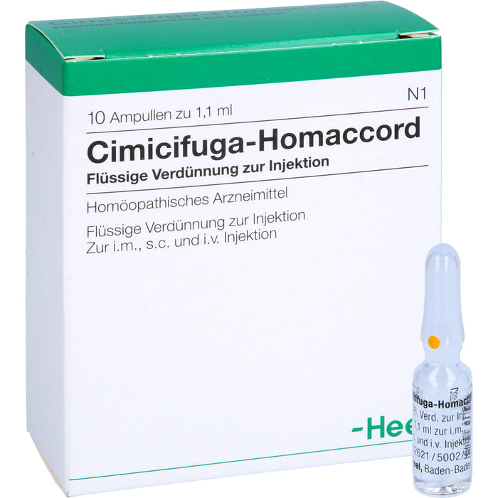 Cimicifuga-Homaccord  Inj.-Lsg., 10 St. Ampullen