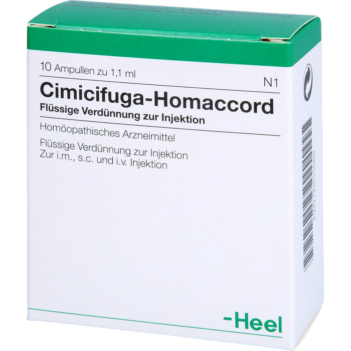 Cimicifuga-Homaccord  Inj.-Lsg., 10 St. Ampullen