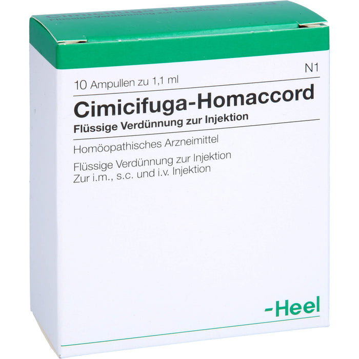 Cimicifuga-Homaccord  Inj.-Lsg., 10 St. Ampullen