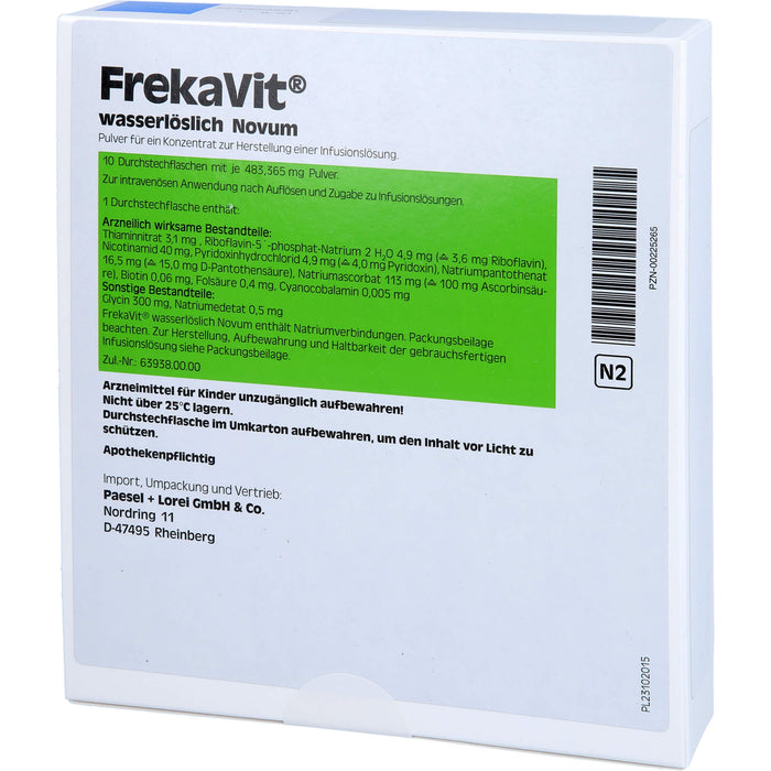 FrekaVit wasserlöslich Novum Pulver, 10 St. Flaschen