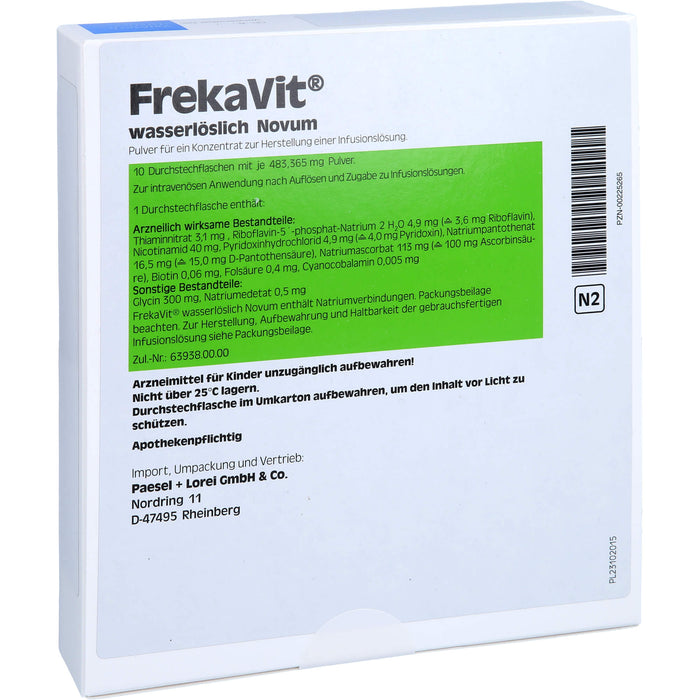FrekaVit wasserlöslich Novum Pulver, 10 St. Flaschen
