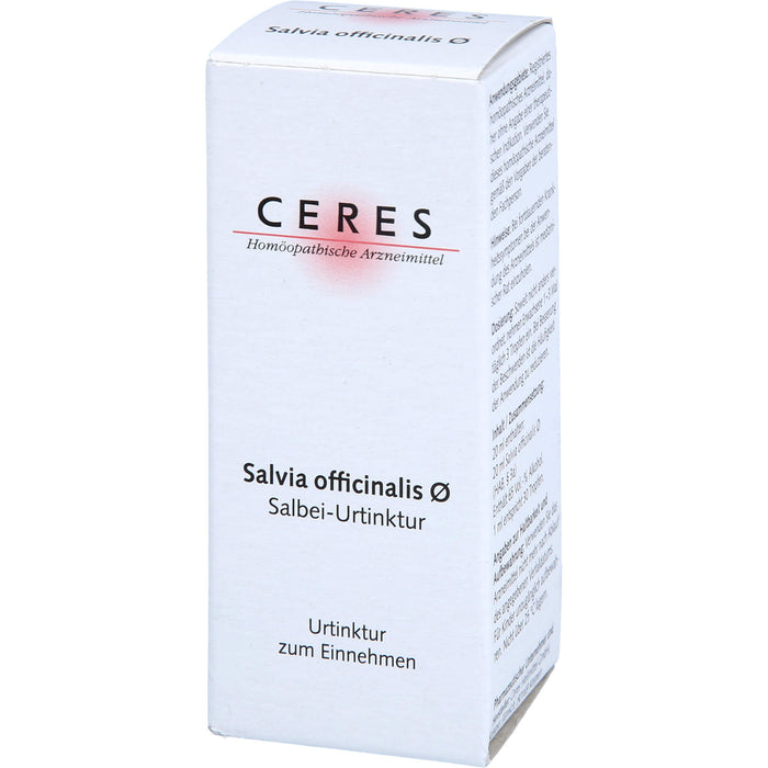 Ceres Salvia offic. Urtinktur, 20 ml TRO