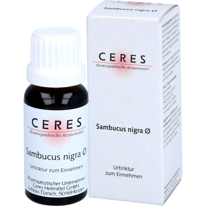 Ceres Sambucus nigra Urtinktur, 20 ml TRO