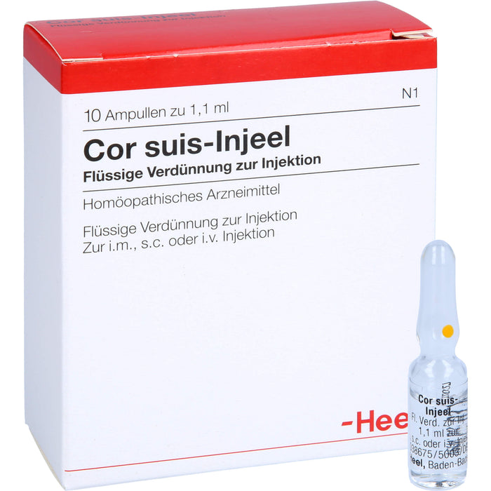 Cor suis-Injeel Inj.-Lsg., 10 St. Ampullen