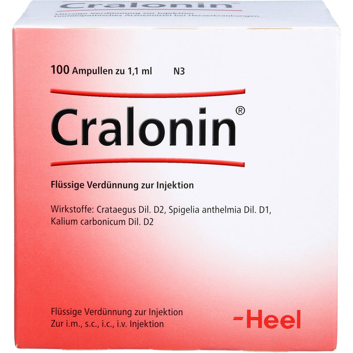 Cralonin  Flüssige Verdünnung zur Injektion, 100 St. Ampullen