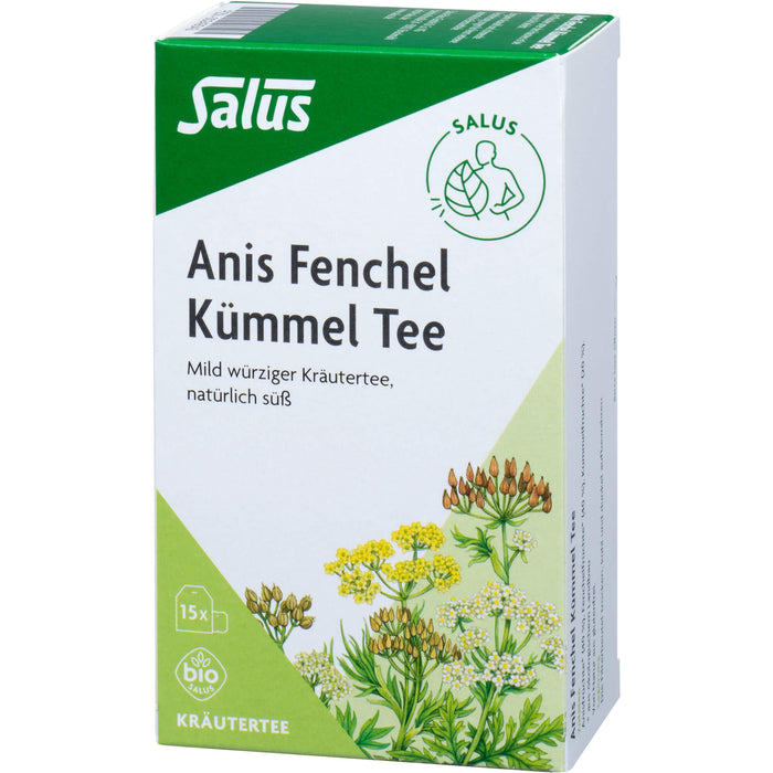 Salus Anis Fenchel Kümmel Tee, 15 St. Filterbeutel