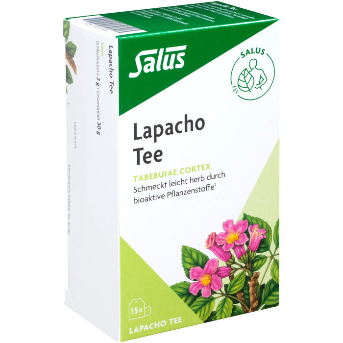 Salus Lapacho Tee schmeckt leicht herb, 15 St. Filterbeutel