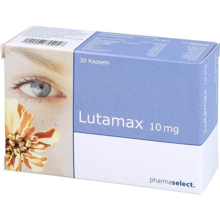Lutamax 10 mg Kapseln bei altersbedingter Makuladegeneration, 30 St. Kapseln