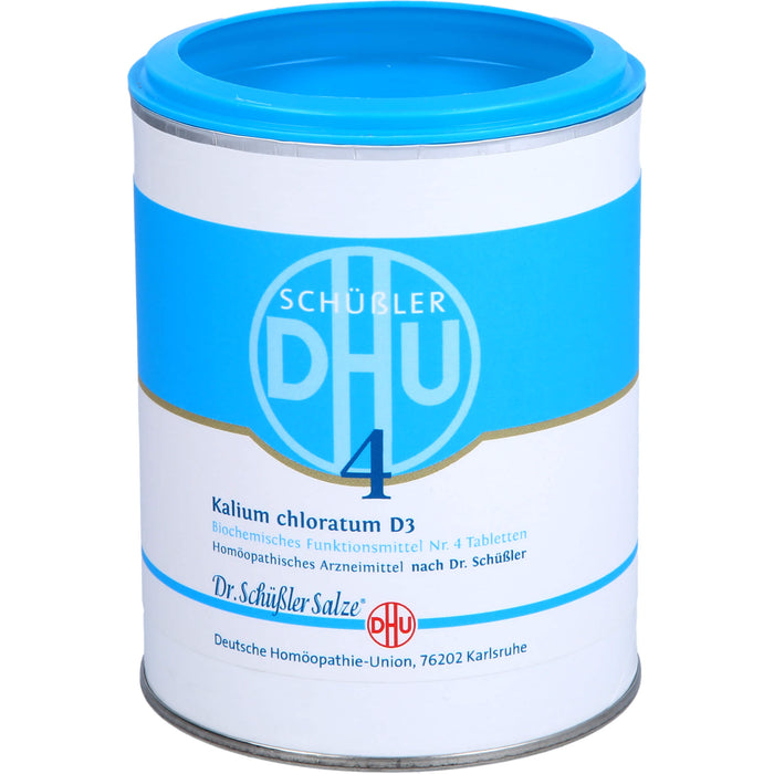 DHU Schüßler-Salz Nr. 4 Kalium chloratum D3 Tabletten, 1000 St. Tabletten