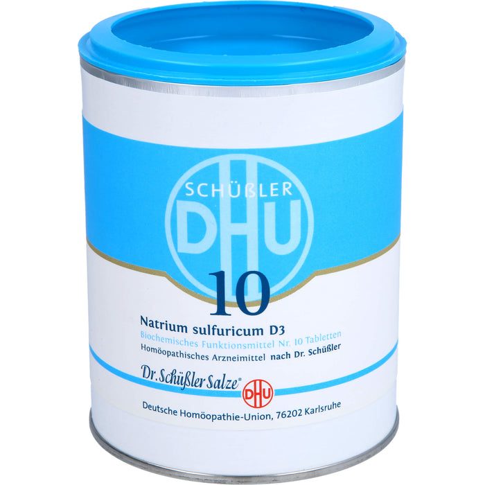 DHU Schüßler-Salz Nr. 10 Natrium sulfuricum D3 Tabletten, 1000 St. Tabletten