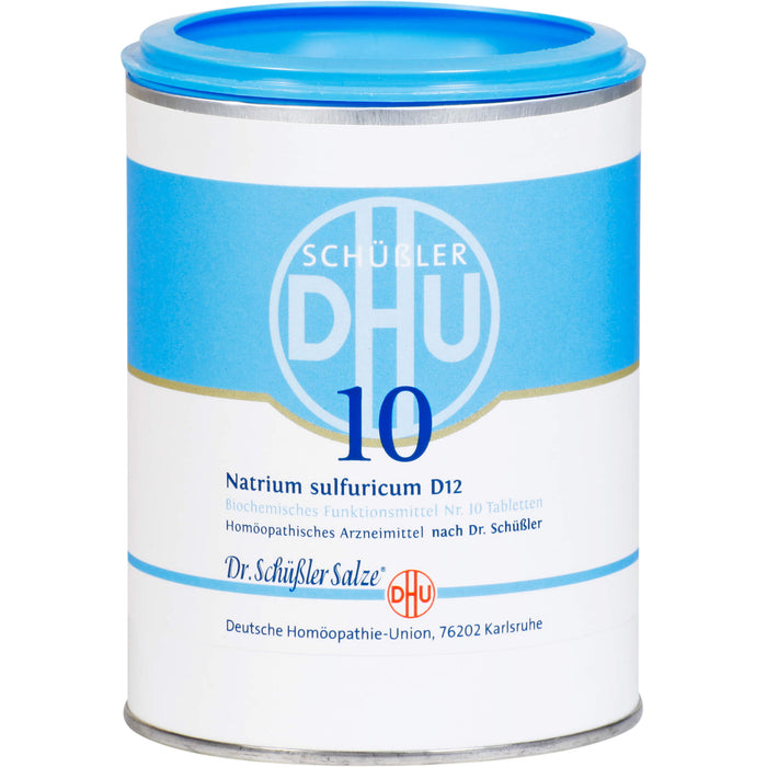 DHU Schüßler-Salz Nr. 10 Natrium sulfuricum D12 Tabletten, 1000 St. Tabletten