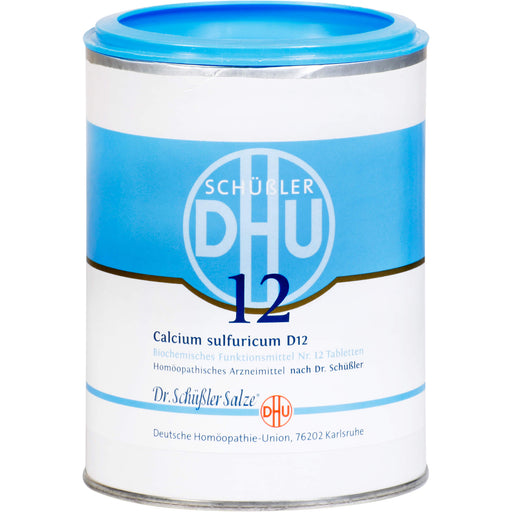 DHU Schüßler-Salz Nr. 12 Calcium Sulfuricum D12 Tabletten, 1000 St. Tabletten