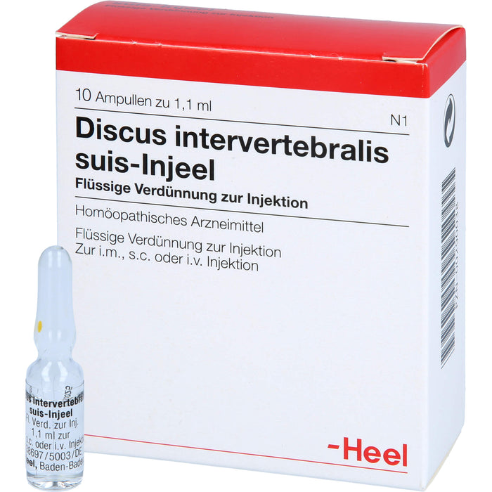 Discus intervertebralis suis-Injeel Inj.-Lsg., 10 St AMP