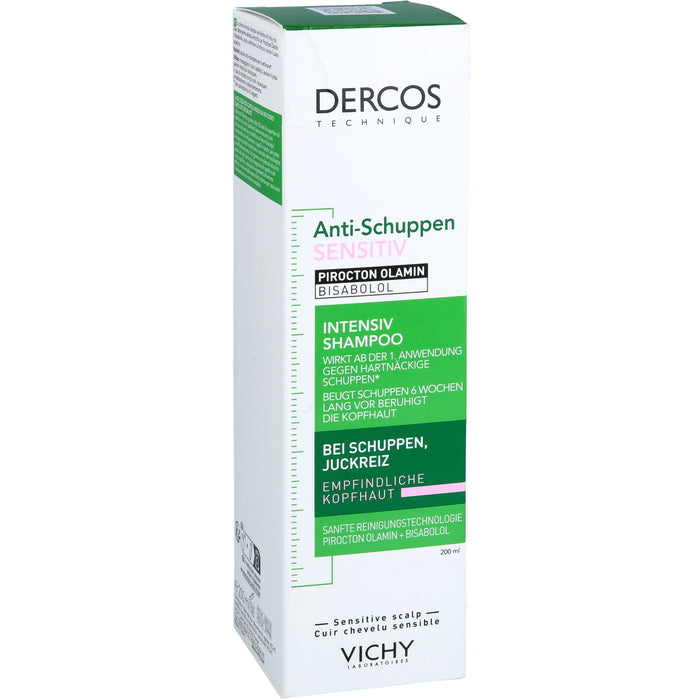 DERCOS Anti-Schuppen Intensiv Shampoo für empfindliche Kopfhaut, 200 ml Shampoo