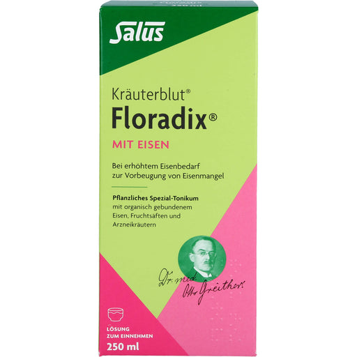 Floradix mit Eisen Lösung, 250 ml Lösung